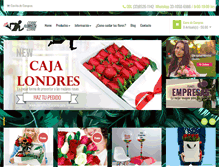 Tablet Screenshot of correfloristacorre.com